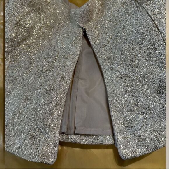 Positive Attitude Petite Gold Lame Tank Top Size 12 Formal Wear - Picture 7 of 9